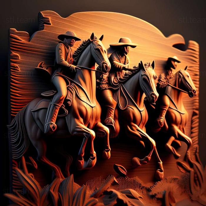 3D model Sunset Riders game (STL)